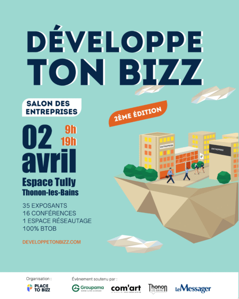 Je serai présent au salon Développe Ton Bizz à Thonon